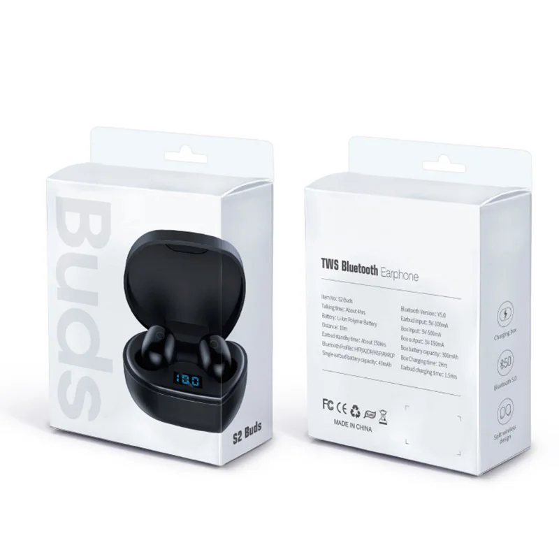 FLANG S2 TWS наушники настоящие Беспроводные Bluetooth 5 0 портативные Hi Fi стерео