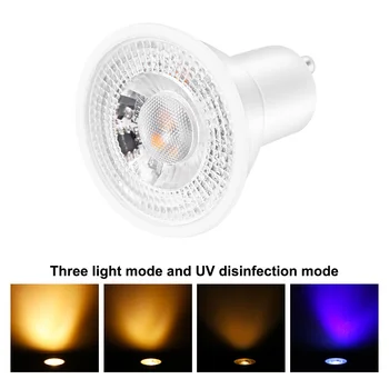 

UVC Warm Light Disinfection Light Bulb With Remote Controller Disinfection Uv Lamp Germicidal Ultraviolet Lamp Sterilizing Lamp