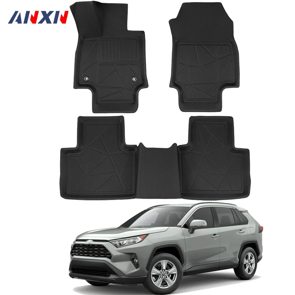 Fits For Toyota RAV4 2021 Floor Mats Waterproof Non Slip Liner Set 3D