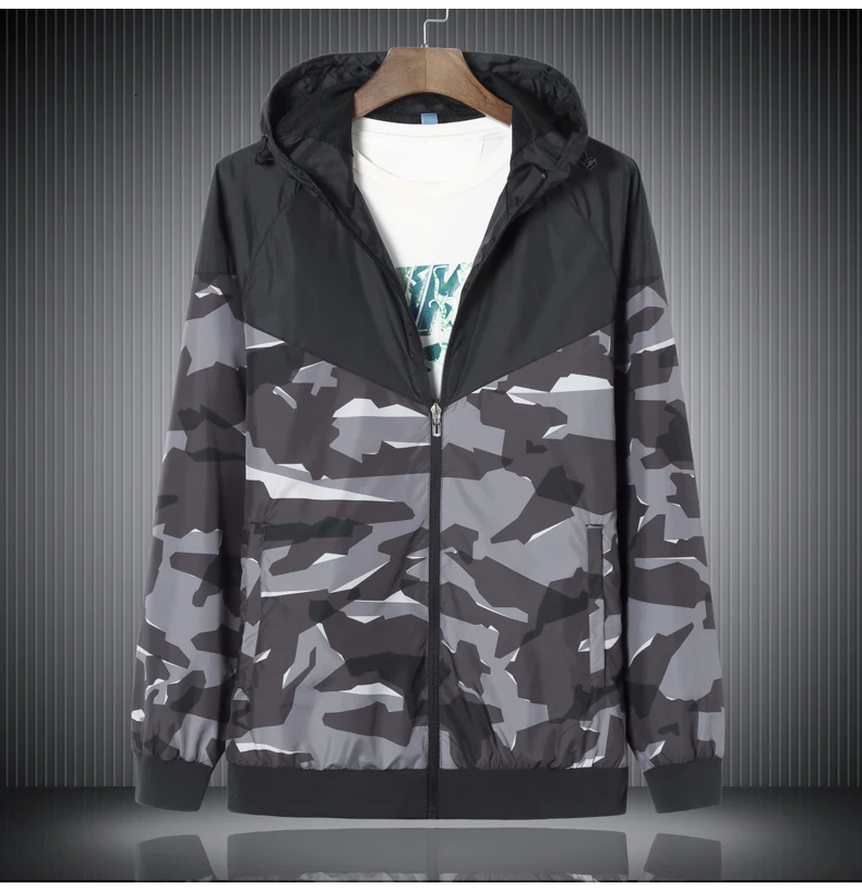 Новинка, мужская куртка размера плюс 5XL 6XL 7XL 8XL, весенне-осенняя качественная брендовая водонепроницаемая ветрозащитная куртка, туристическая мужская куртка
