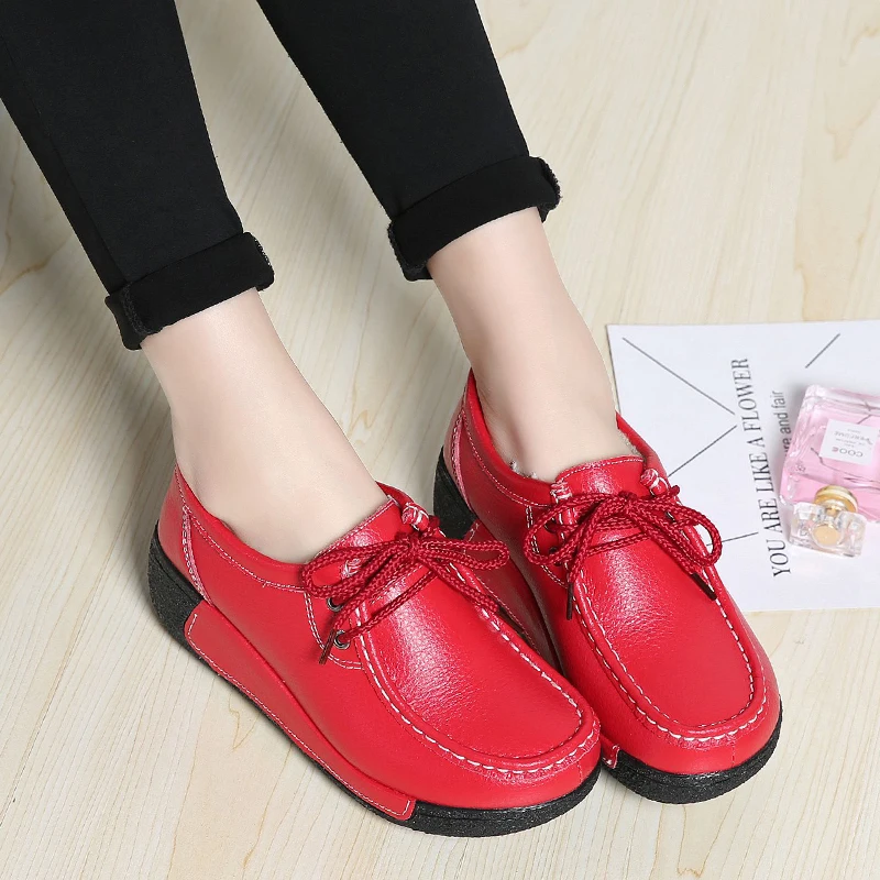 Winter New Large Size Leather Plush Warmth with Rocking Shoes To Increase 5CM Thick-soled Cotton Shoes Platform Chunky Sneakers