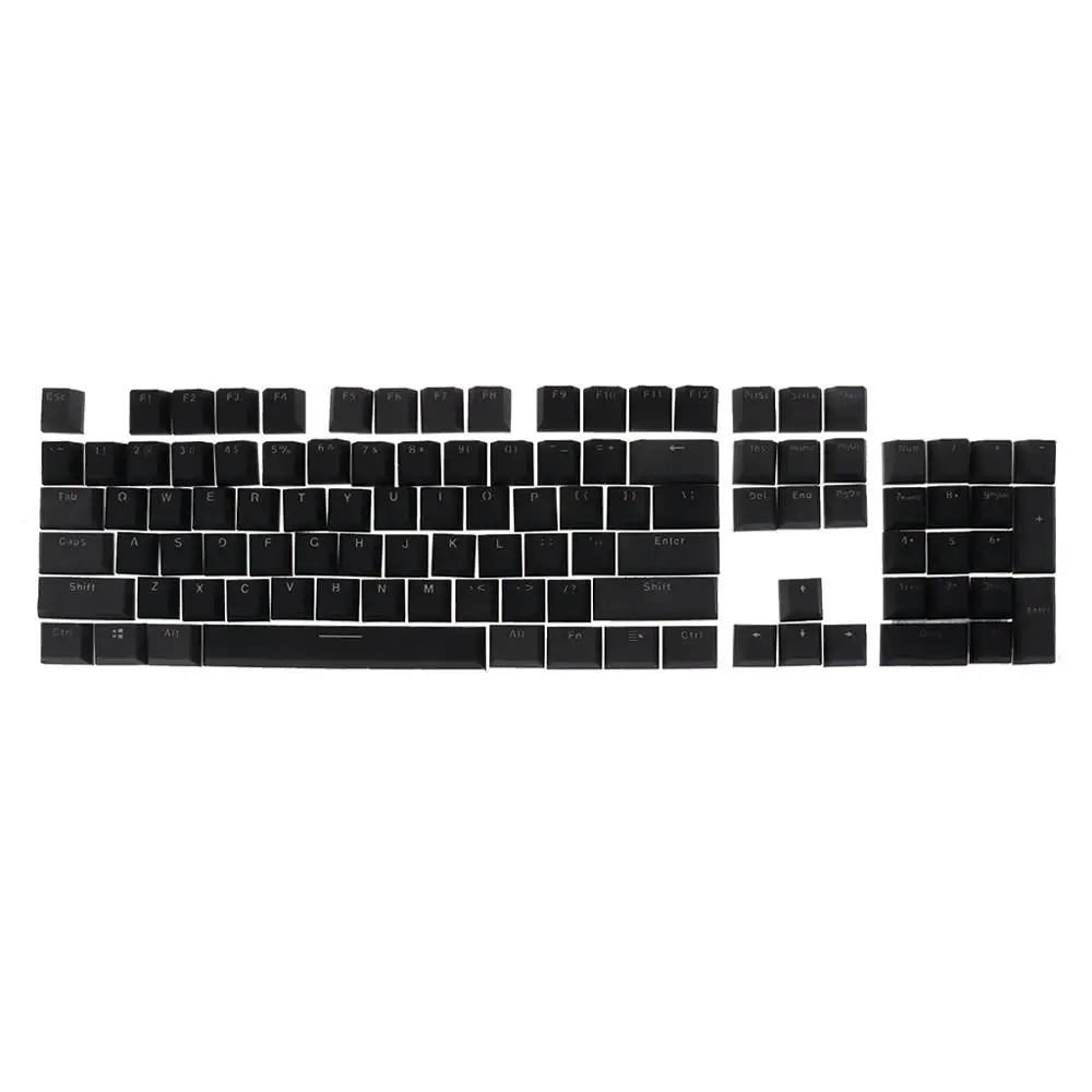 4 Полупрозрачная двойная съемка PBT 104 KeyCaps с подсветкой для Cherry клавиатура MX Переключатель - Цвет: 4