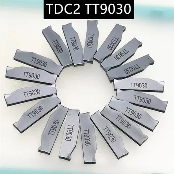 

10PCS TDC2 TT9030 Carbide Insert Turning Tool Turning Milling Cutter CNC Cutting Tool Slot Cutting