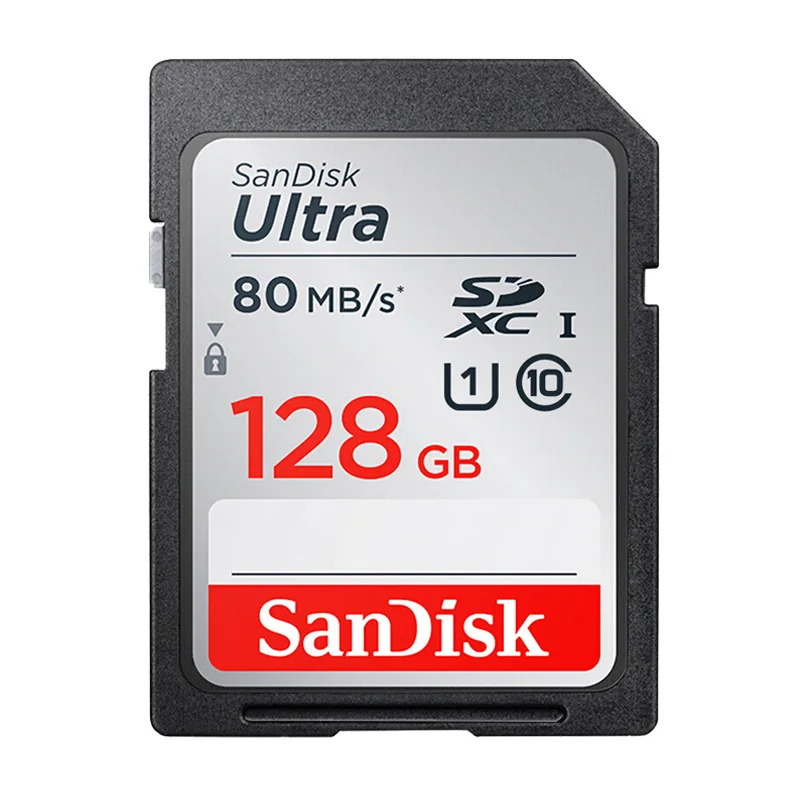 SanDisk, экстремальный Pro/Ultra, флешка sd card флешки 64 ГБ, sd-карта, карта памяти, 32 ГБ, флеш-карта, 128 ГБ, 16 ГБ, класс 10, U3, для камеры 1080p 3D, Full HD карта памяти карты микро сд карты памяти скидки - Емкость: SDUNC 80MB 128GB