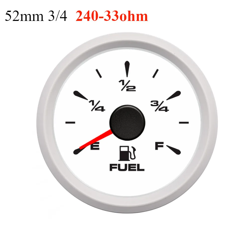 52 мм Указатель уровня топлива цифровой топливный расходомер 240-33ohm E-F автомобиля лодка датчик уровня масла для авто мотоцикла яхты подходит 12 в 24 В