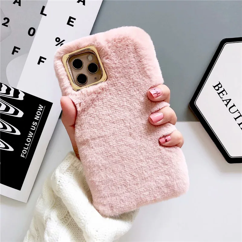 Fluffy Soft Tou Cute Phone Case (14)