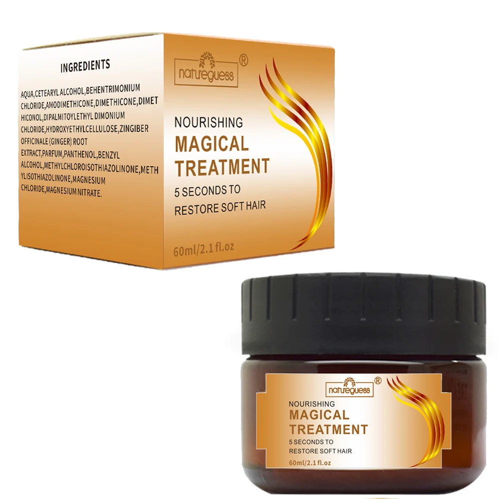 Magical Nourishing Hair Mask 5 seconds Repair damage restore soft hair 60ml Deep Repair Keratin & Scalp Treatment Hair Condition