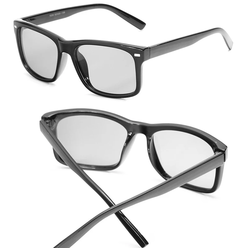 Унисекс Ретро фотохромные солнцезащитные очки поляризованные линзы винтажные очки солнцезащитные очки для мужчин/женщин переходная линза