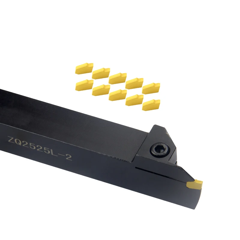 Zq2020l2 Zq2525l5 Width Grooving Cnc Lathe Machining Cutting Tool