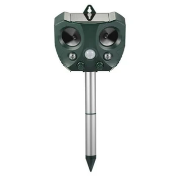 

Solar Ultrasonic Pest Animal Repeller Bird Possum Repellent Motion PIR Sensor For Yards, Gardens, Farms