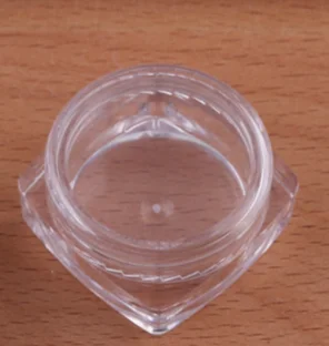 Clear 1pcs 10 шт. 5 мл мини Косметическая портативная пустая банка для крема горшок тени для век контейнер для косметики пластиковая бутылка черная красота здоровье - Цвет: Clear 1pcs