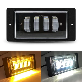 

1pair Waterproof 30W 3000K 6000K white amber Led Fog Light fog Passing Light for lada 2110 -2117