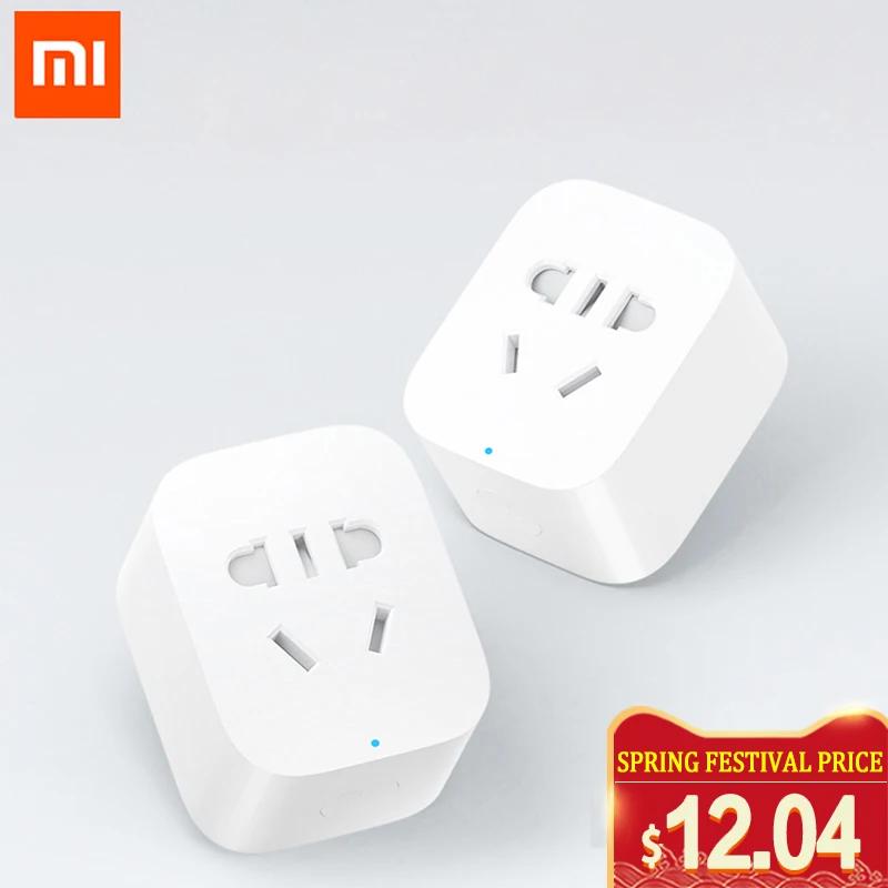 

Original Xiaomi Smart Socket Plug basic WiFi Wireless Remote Socket Adapter Power on and off with phone