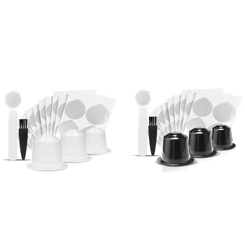 

60Pcs Coffee Capsule Cup Disposable Nespresso Pod for Nescafe Automatic Coffee Machine Food Package Cafe Supplies