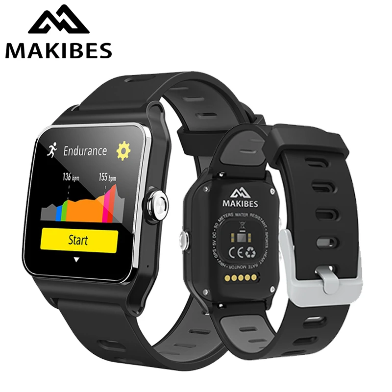 $49.99 Makibes Br3 Strava Gps Smart Watch Instagram Style Ip68 Waterproof Man Ips Screen Multisport Fitnes