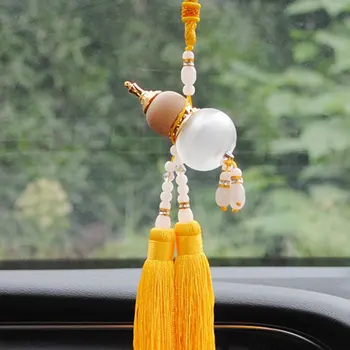 

Crystal Gourd Perfume Pendant Security Car Pendant Car Decoration Rearview Mirror Hanging Perfume Bottle