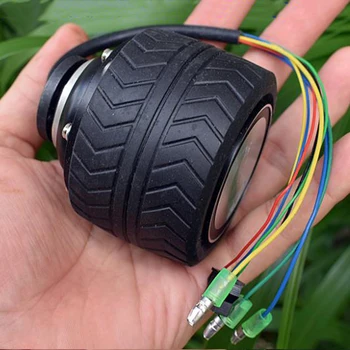 

70mm 3-inch Four-wheel Electric Skateboard Hub Motor DC 24-36V 1316RPM-1974RPM KV Value 55KV Small Electric Brushless Hub Motor