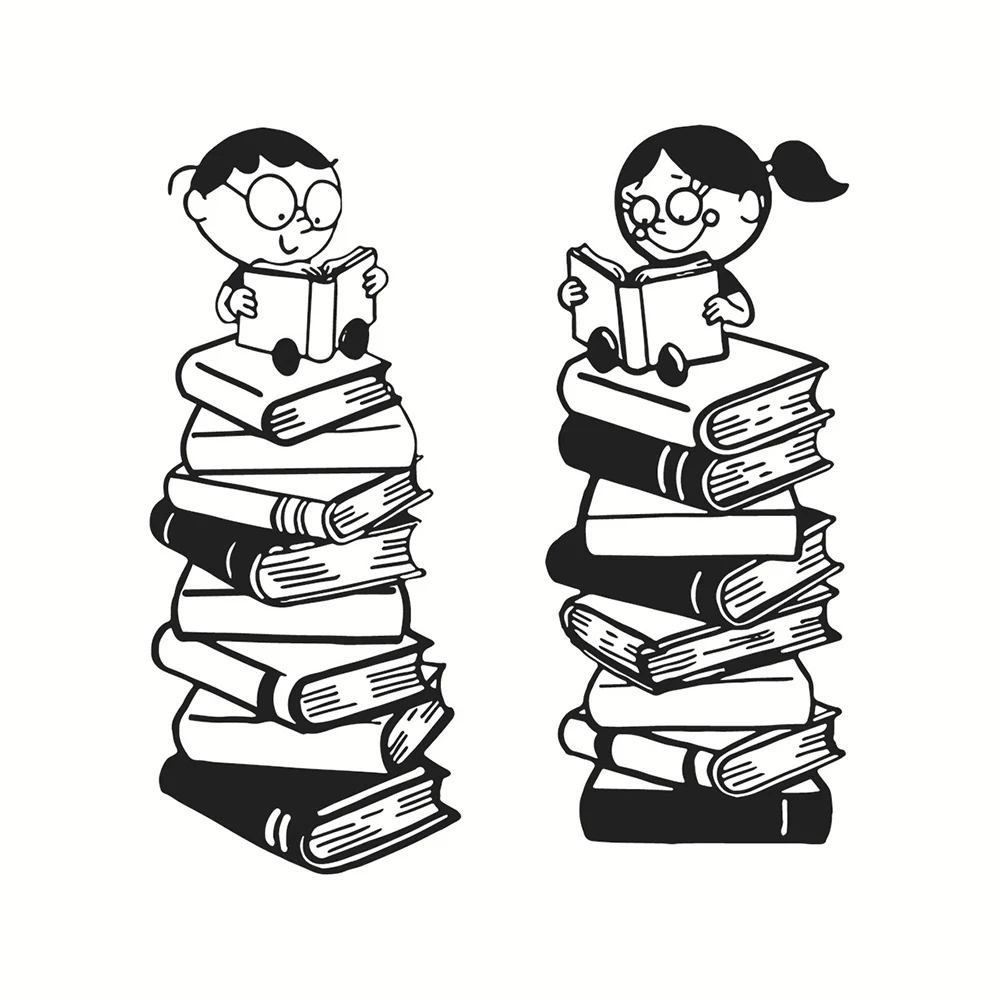 Read экологически чистый Съемный Настенный Набор наклеек для чтения спальни для учебы детская спальня настенный Декор Pos
