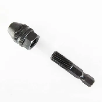 

0.5-3.5mm Hand Clamping Snap-out Keyless Chuck Drill with Quick Change 1/4" Hex Shank Adapter for Electric Screwdriver