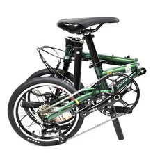 Fnhon Gust CR-MO стальной складной велосипед 1" 305 349 Minivelo мини веловелосипед городской коммутирующий велосипед V тормоз 9 скоростей
