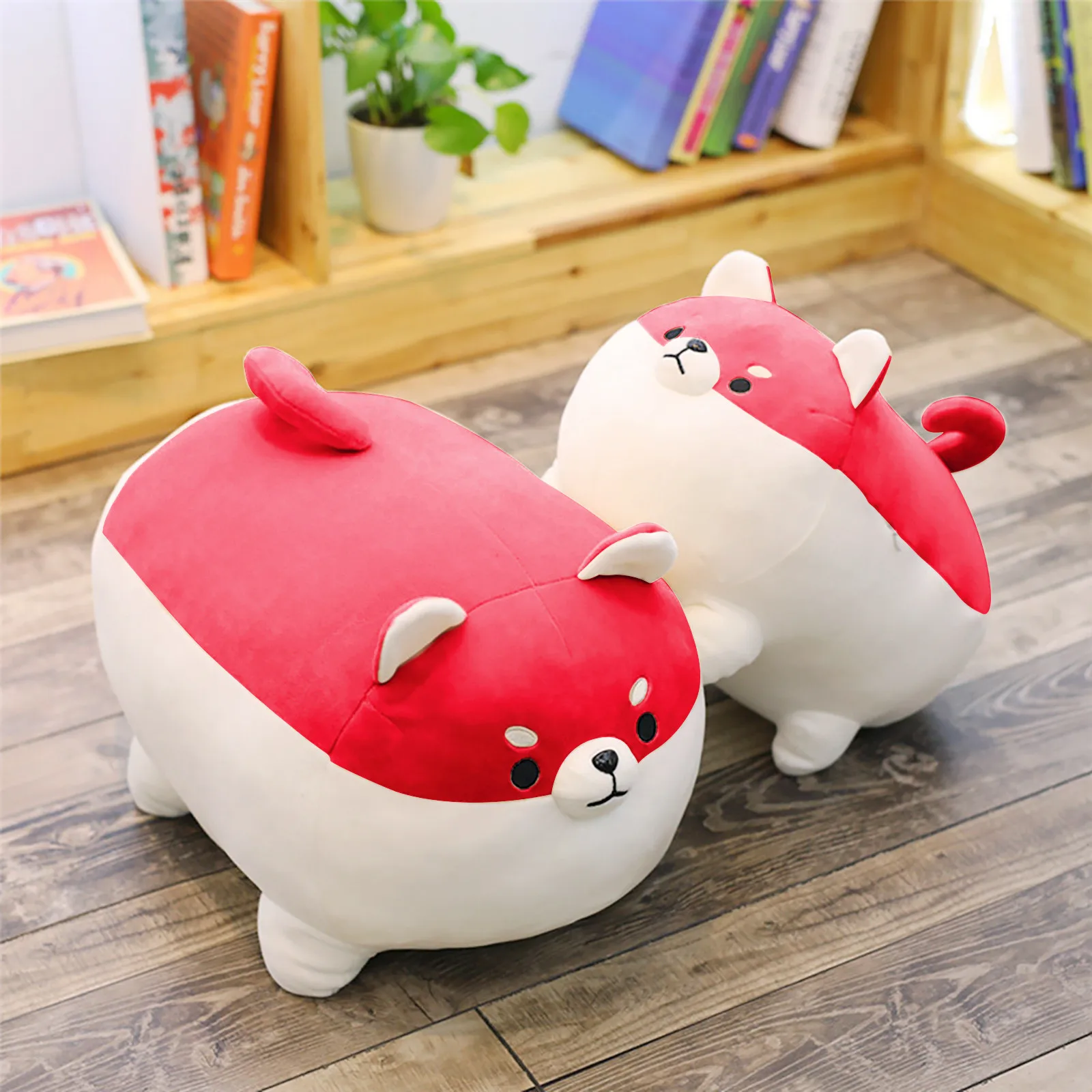 3d Cute Shiba Inu Pillow Soft Waist Cushion Plush Stuffed Toy3d Cartoon Lovely Toy For Kids Jouet Enfant | Игрушки и хобби