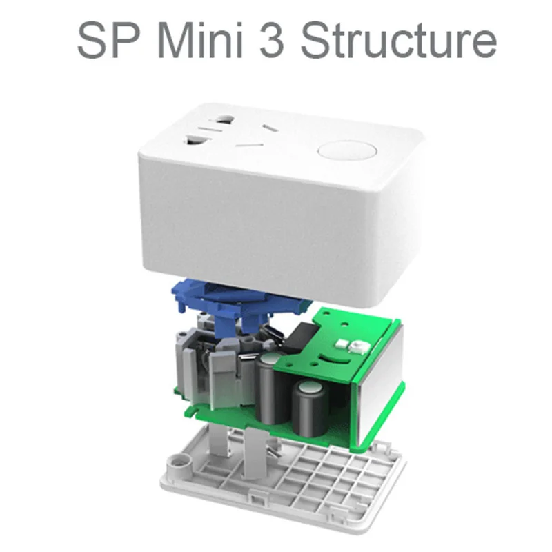 SP Mini 3 умная розетка переключатель универсальный Великобритания США AU в ЕС AC Разъем питания Wi-Fi дистанционное управление голосовым управлением приложение управление