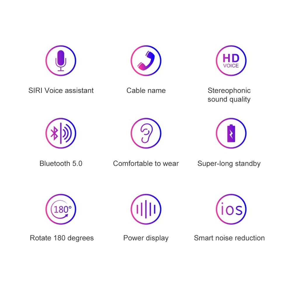Graphene 5,0 Bluetooth наушники беспроводные гарнитуры Nosice шумоподавление HD микрофон Handsfree бизнес драйвер Беспроводная bluetooth-гарнитура