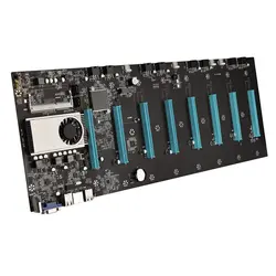 Carte mère pour plate forme minière, 8 gpu, Etherum BTC S37, mémoire DDR3, Interface VGA, pour carte vidéo Rtx3000 