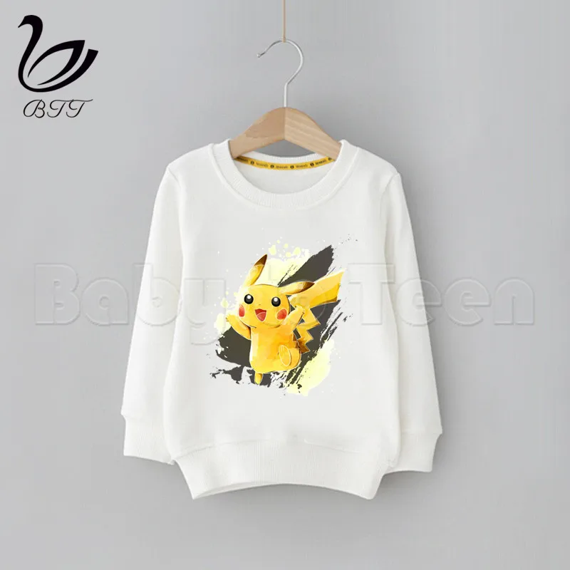 

Children Pokemon Go New Cartoon Funny Print Hoodie Children Sweatshirt Casual Sweatshirts Winter Autumn Hoody
