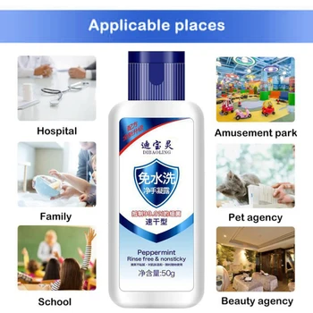 

Household Disposable Rinse Free Hand Sanitizer Portable Hand Cleaner Sanitizer Hand Soaps Hands Skin Care Hand sanitizer gel