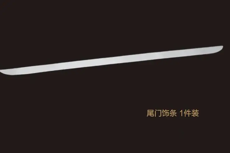 Tailgate Rear Door Bottom Cover Molding Trim Stainless Steel Back Door Trim Car Accessories For Volkswagen TIGUAN 2010-Car Door Moulding Trim Window Door Cover Trim
