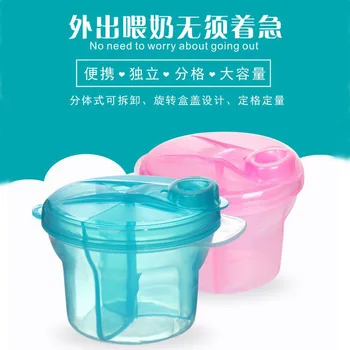 

Children's Container For Milk Powder Baby Feeding Food Storage Containers Kids Snack Box Babies Reusable Stuff Cereals Organizer