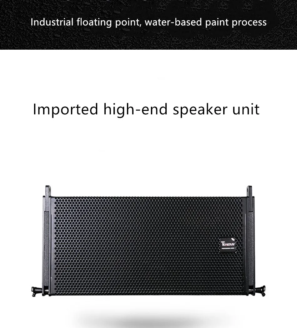QE-007 Waterproof neodymium magnetic double 10 inch linear array performance speaker with double 15 inch subwoofer birch plywood