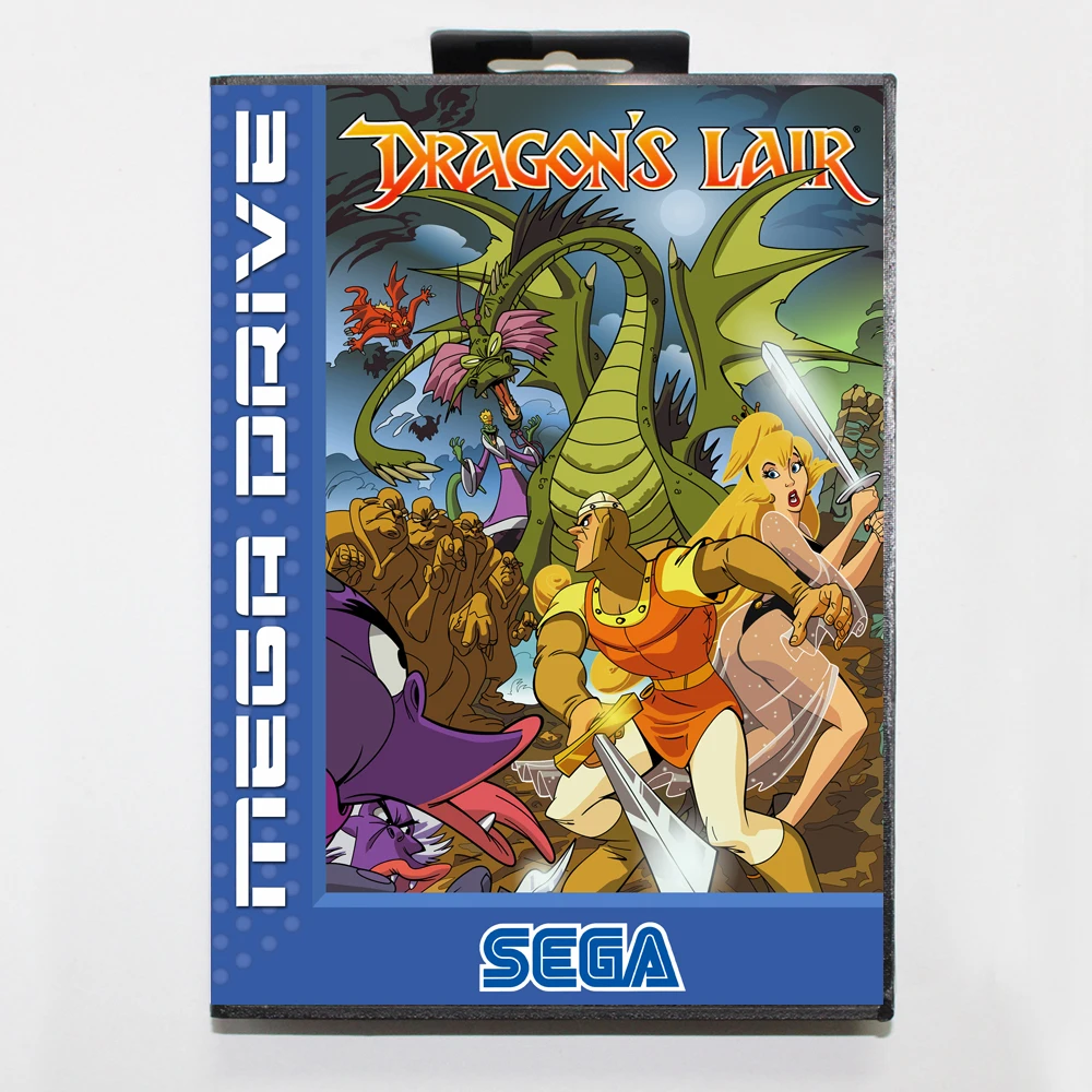 Логово Дракона 16 бит MD игровая карта для sega Mega Drive/Genesis с розничной коробкой