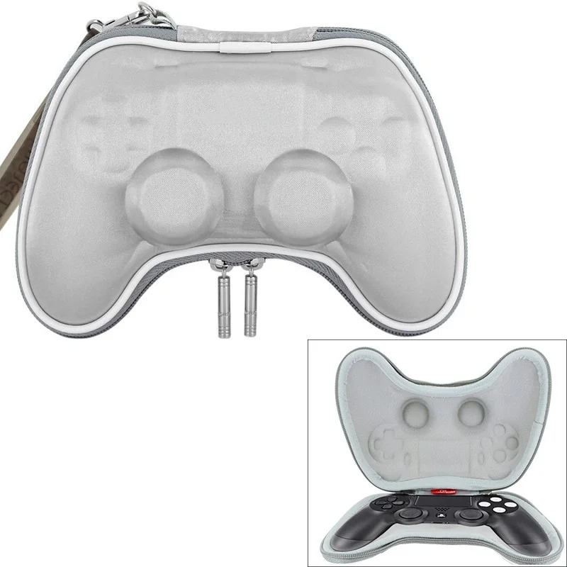 Bevigac Carry Pouch чехол сумка для переноски для sony Playstation Play Station PS 4 PS4 контроллер геймпад джойстик Джойстик аксессуары - Цвет: Silver