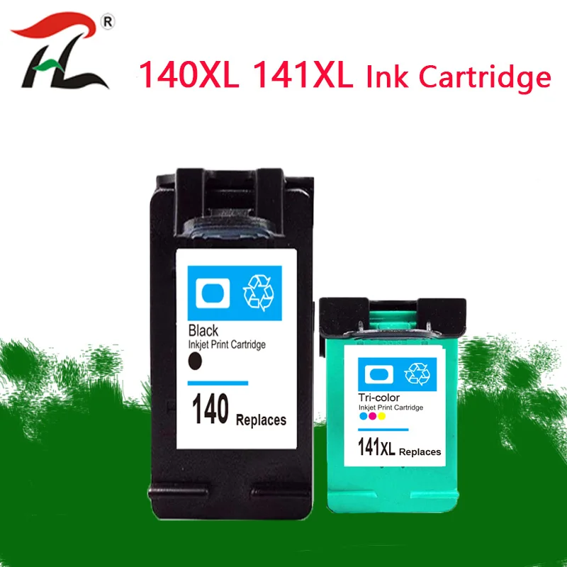 Compatible 140 141 XL Ink Cartridge Replacement for HP 140 141 Photosmart C4283 C4583 C4483 C5283 D5363 D4263 Printer-2 Black//2 Color
