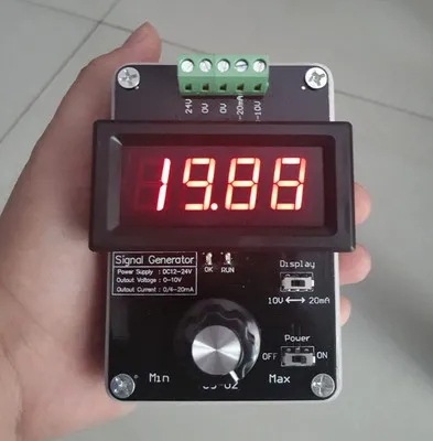 0-10 V/0-20mA/4-20mA генератор сигналов 0-20mA/0-10V регулируемый источник постоянного тока/аналоговый