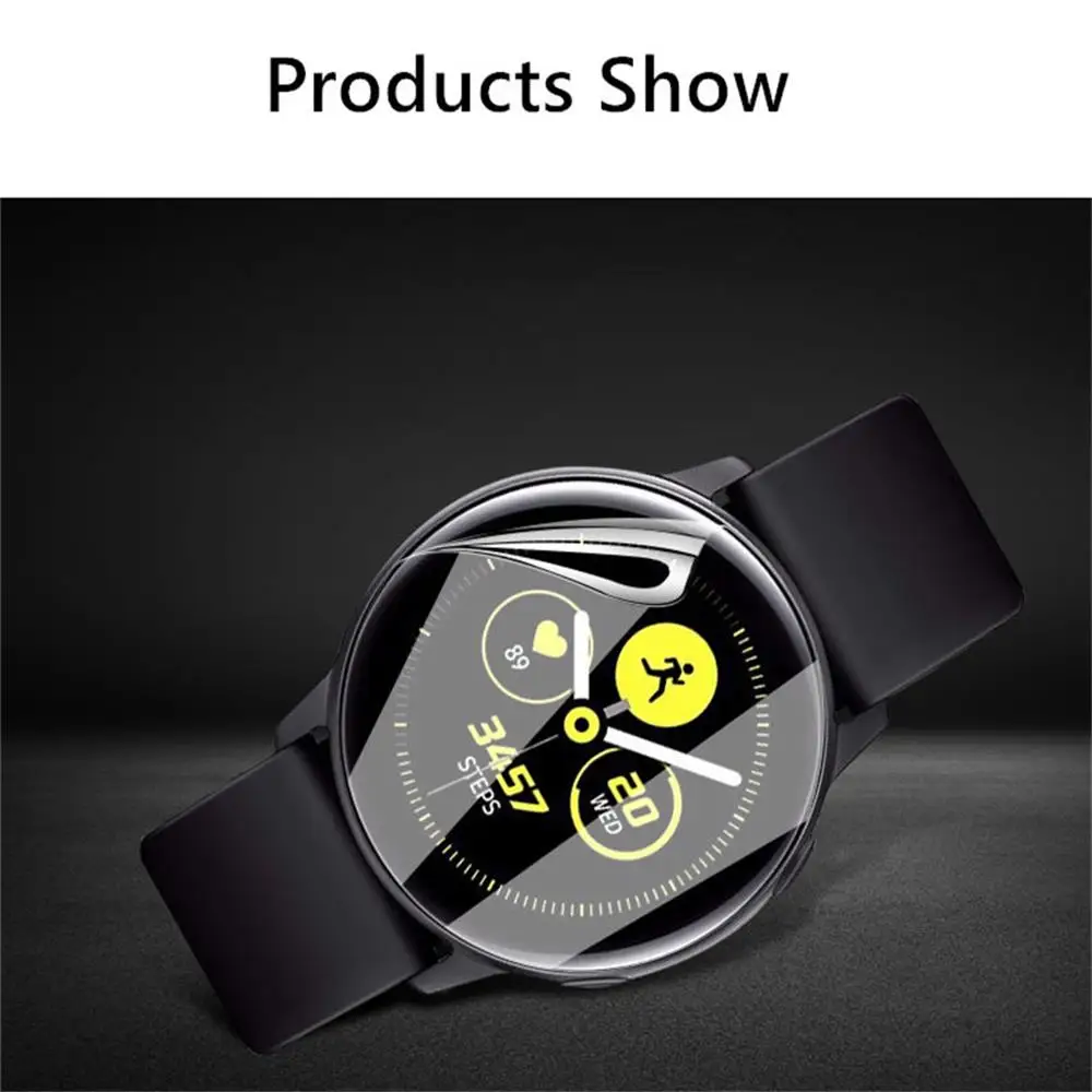 Защитная пленка для экрана для samsung Galaxy watch active 2 44 мм 40 мм 3D HD ультратонкая Защитная пленка для часов Active2 аксессуары 44
