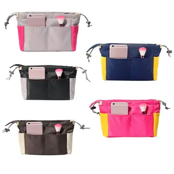 

Multifunctional Cosmetic Bag Toiletry Travel Color Matching Handbag Organizer