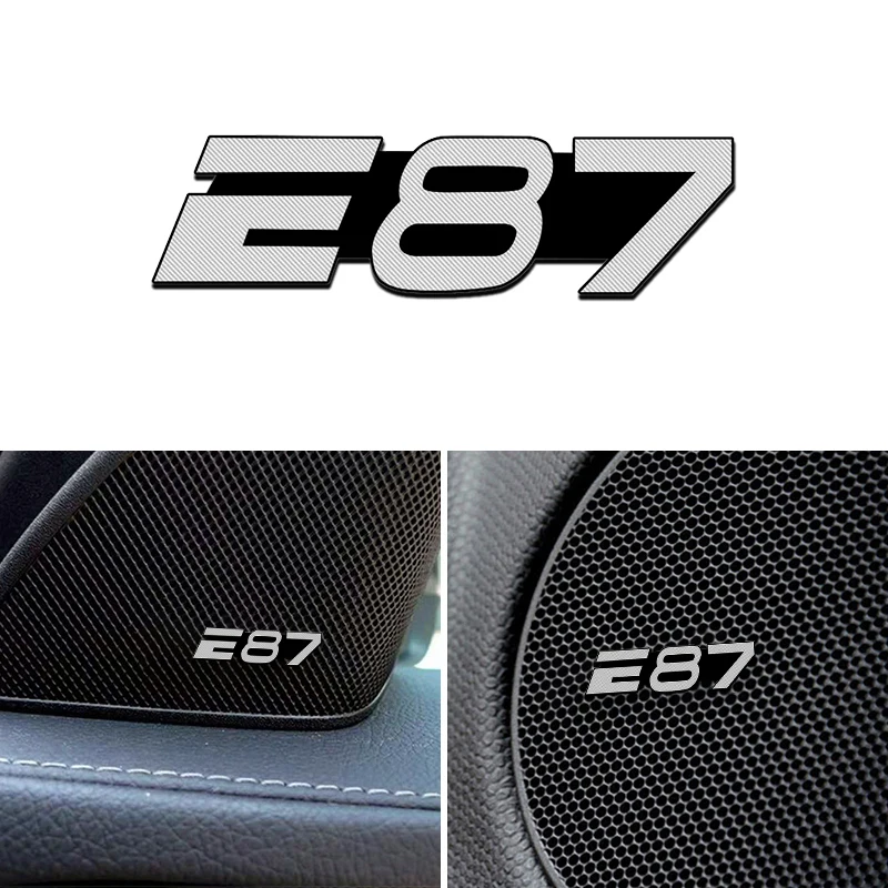 Pegatina de Metal con emblema para coche, pegatinas de altavoz de audio para BMW E87, E90, E91, E92, E46, E60, E61, E70, G30, X1, X3, X5, X6, X7, 4