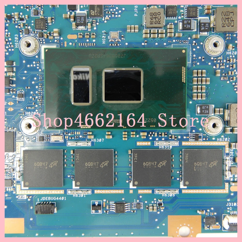 incredible  UX490UA motherboard i7-7500CPU UX490UA laptop Motherboard For ASUS ux490uak ux490ua ux490U UX490 Ma