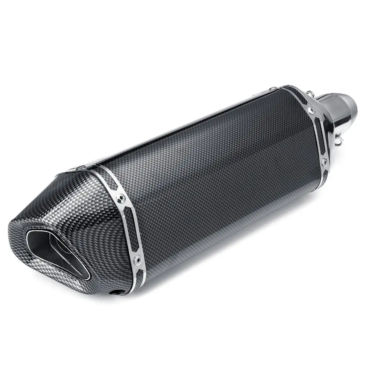 38~ 51 мм универсальный из нержавеющей стали Мотоцикл ATV глушитель труба комплект для SC GP гоночный мото для Honda/Kawasaki/Suzuki/Yamaha