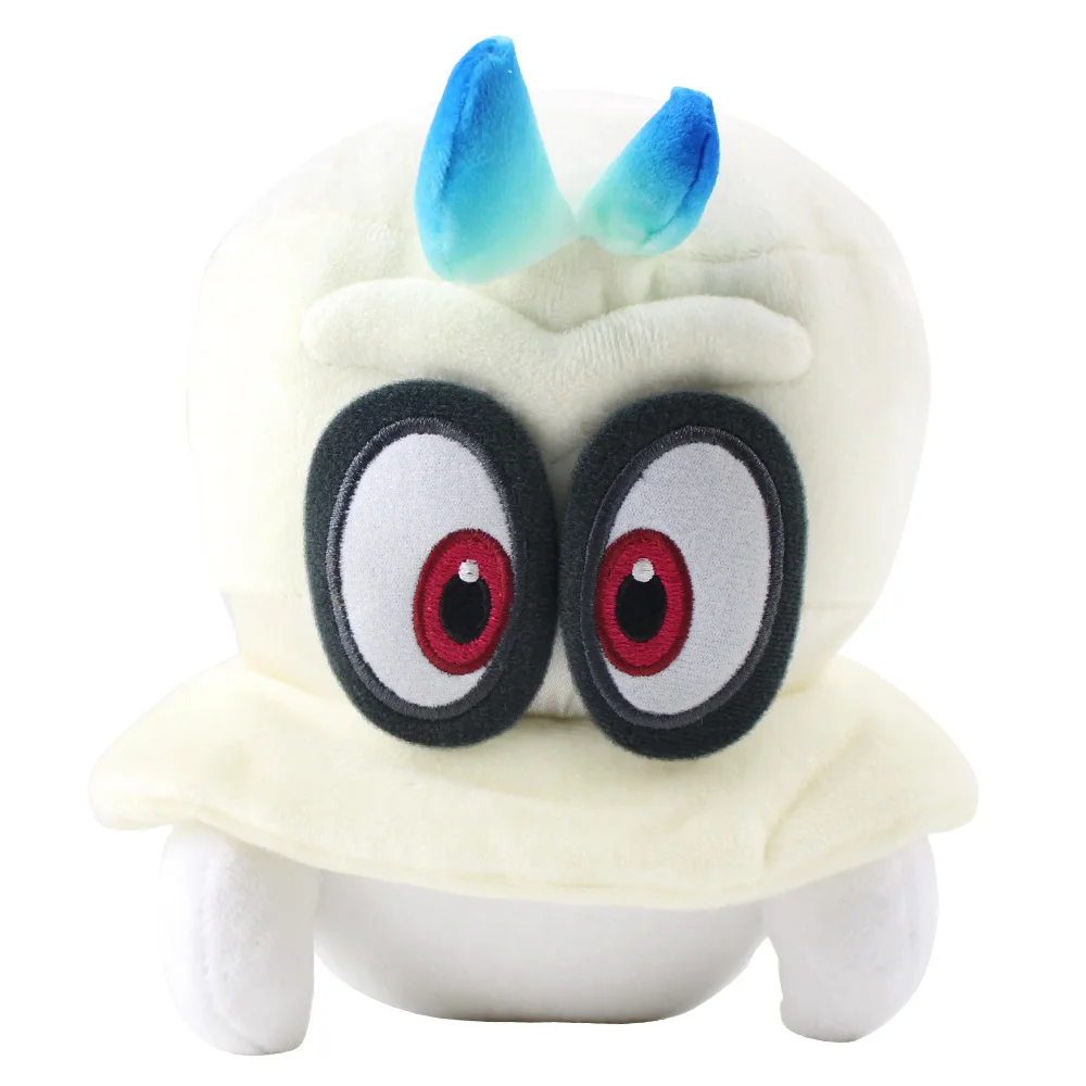 Luma Odyssey Cappy Cappy Cap Hat Soft Stuffed Cosplay Luigi Plush Doll Toys - Цвет: Белый