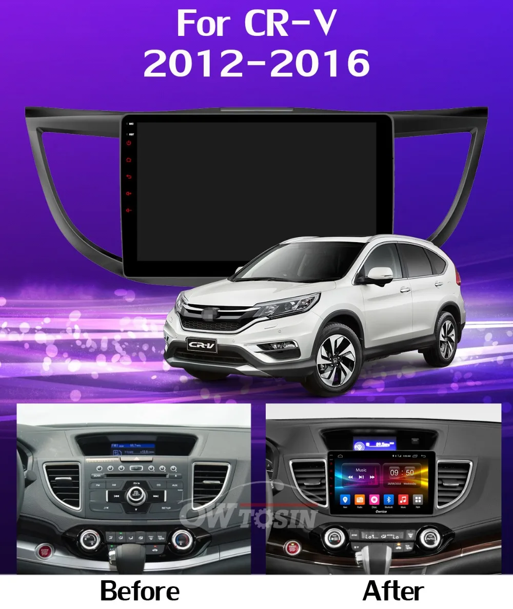 Flash Deal 360°Panoramic 4G LTE WiFi Android 9.0 8Core 4+64G GPS Radio CarPlay SPDIF DSP Car Multimedia Player for Honda CRV CR-V 2012-2016 8