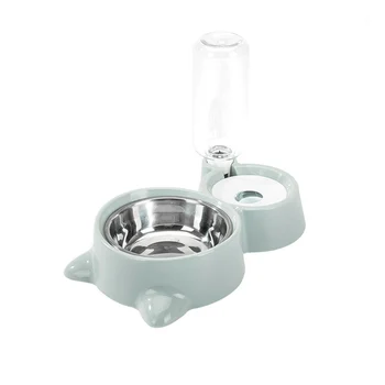 

Food Automatic Feeder Bubble Pet Bowls Fountain Water Drinking For Cat Dog Kitten Feeding Container Pet Supplies