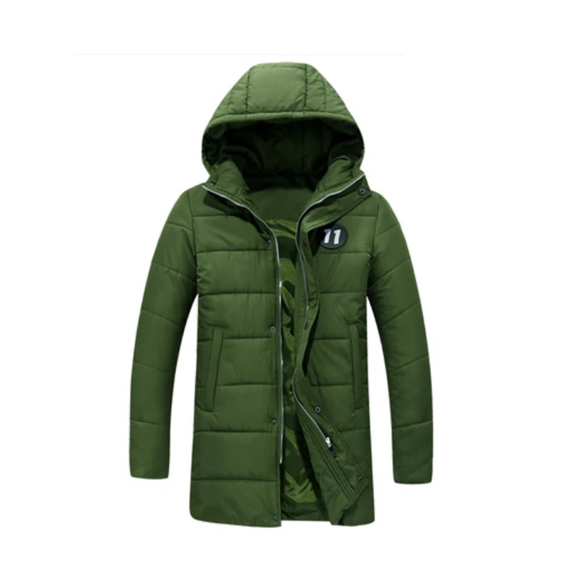 Hot Fashion Hooded Winter Coat Men Thick Warm Mens Winter Jacket Windproof Father's Gift Parka 4.8
