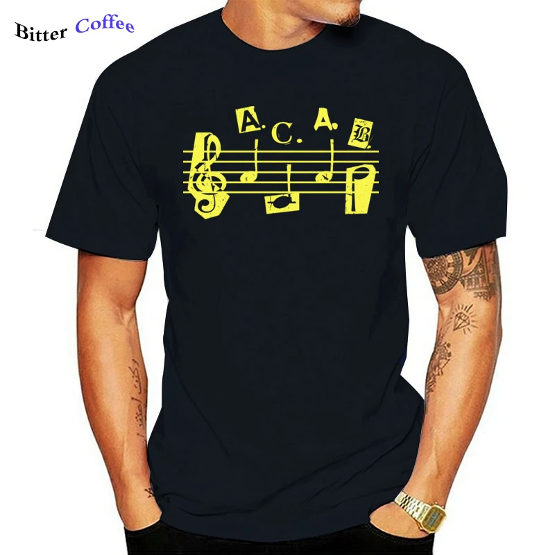 Camiseta negra con estampado de ACAB Song para hombre, ropa de algodón con  estampado Muisc único, nuevo diseño, envío rápido|Camisetas| - AliExpress