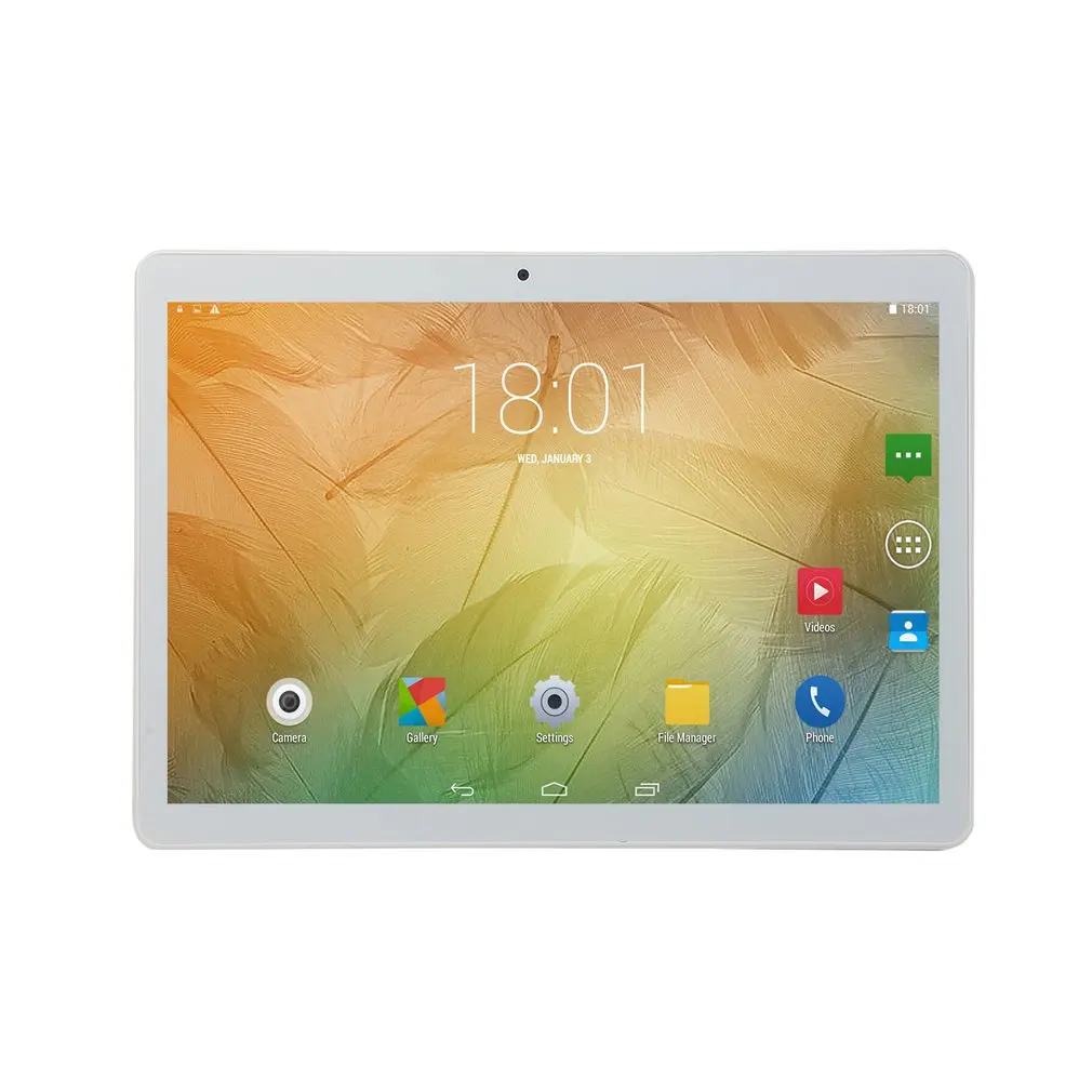 

10.1 Inch Android 6.0 Quad-core Round Hole Tablet PC 4+64GB Dual SIM Card Slots 3G Phone Call