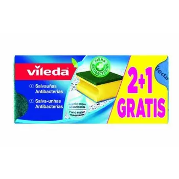 

Vileda – Anti Bakteriell – Reinigungstuch Super Saugstark – 2 Stück + 1 gratis – [Pack 3]