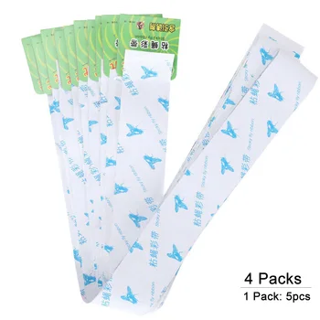 

20pcs Hotel Restaurant Pest Control Double-sided Adhesive Sticky Fly Ribbon Insect Bug Board Glue Paper Catcher Trap Tape Strip